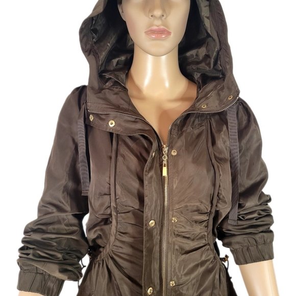 Stylish Women's Hooded Jacket, Size M - Picture 3 of 6